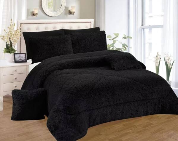 Fluffy duvet set