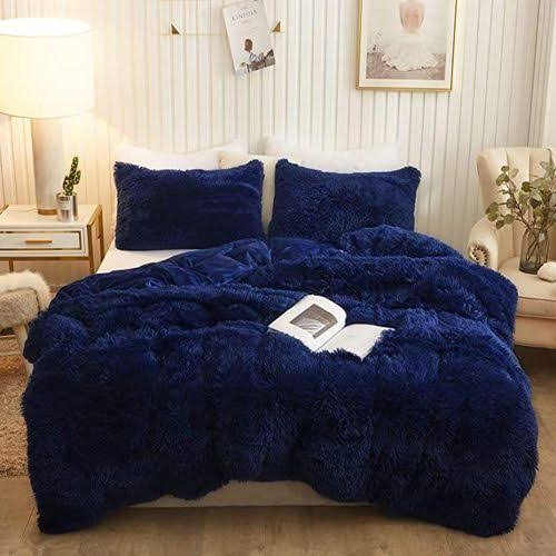 Fluffy duvet set