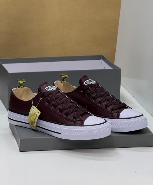 Leather converse